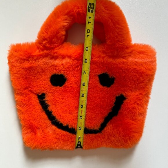 Halloween Orange Fuzzy Purse - Picture 6 of 6